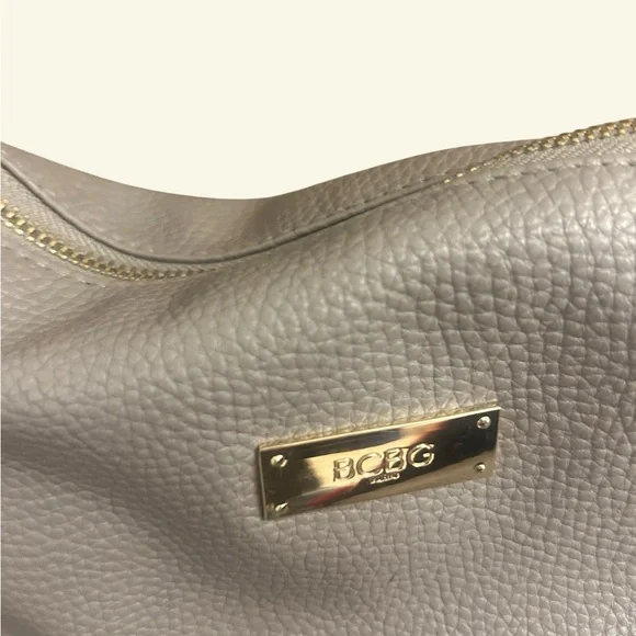 BCBG Paris Black and Tan Tote Bag with matching crossbody purse - Picture 4 of 4